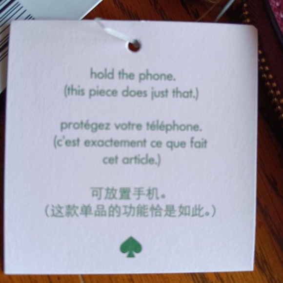 *PD*  New Kate Spade Staci Medium L Zip saffiano leather Wristlet, deep berry - Picture 5 of 8